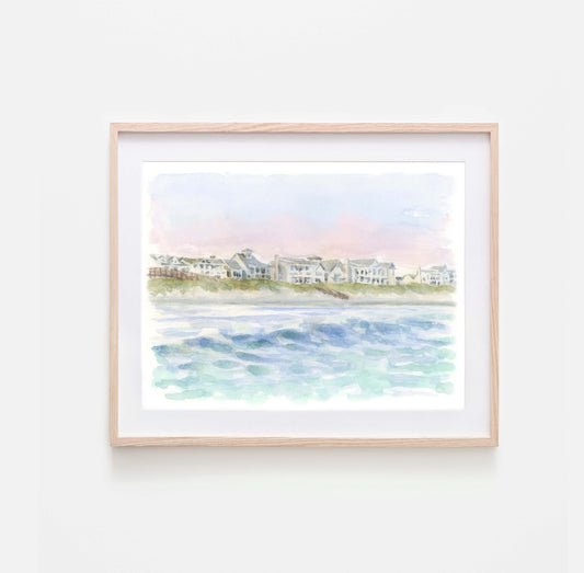 Cinnamon Shoreline Print