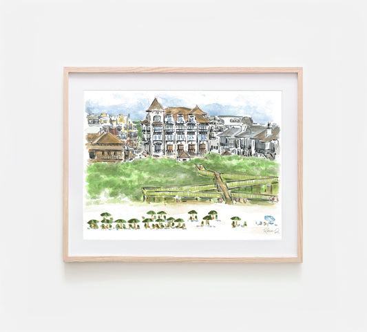 Rosemary Beach Painting of Pearl Hotel