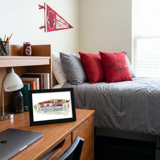 Reynolds Razorback Stadium Print