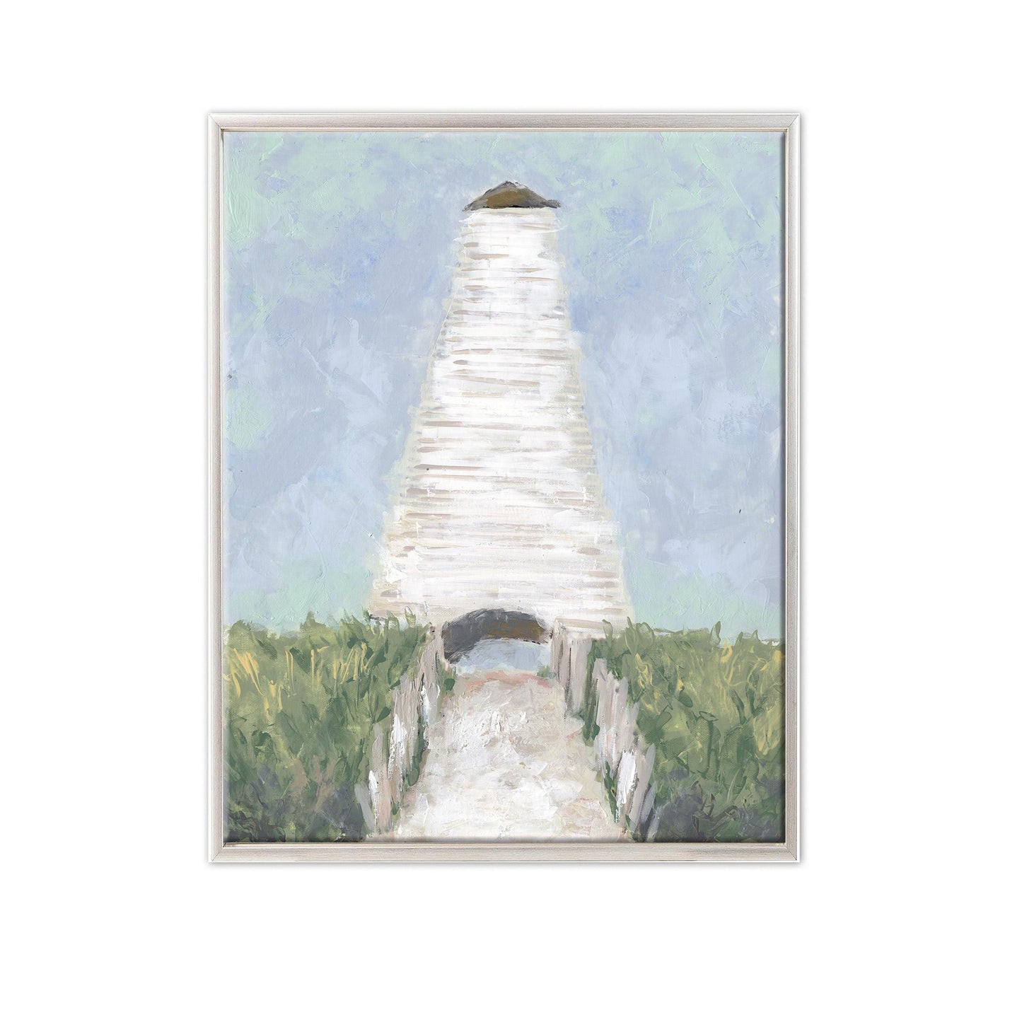 Seaside Florida Art: Coleman Pavilion Hand Embellished Giclee Canvas