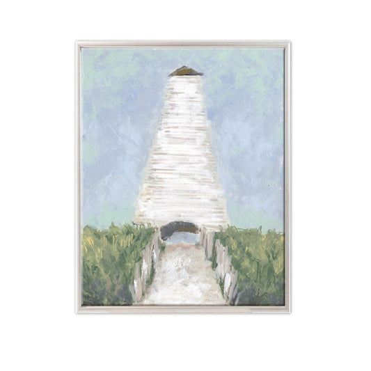 Seaside Florida Art: Coleman Pavilion Hand Embellished Giclee Canvas
