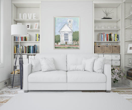 Seaside Chapel Painting