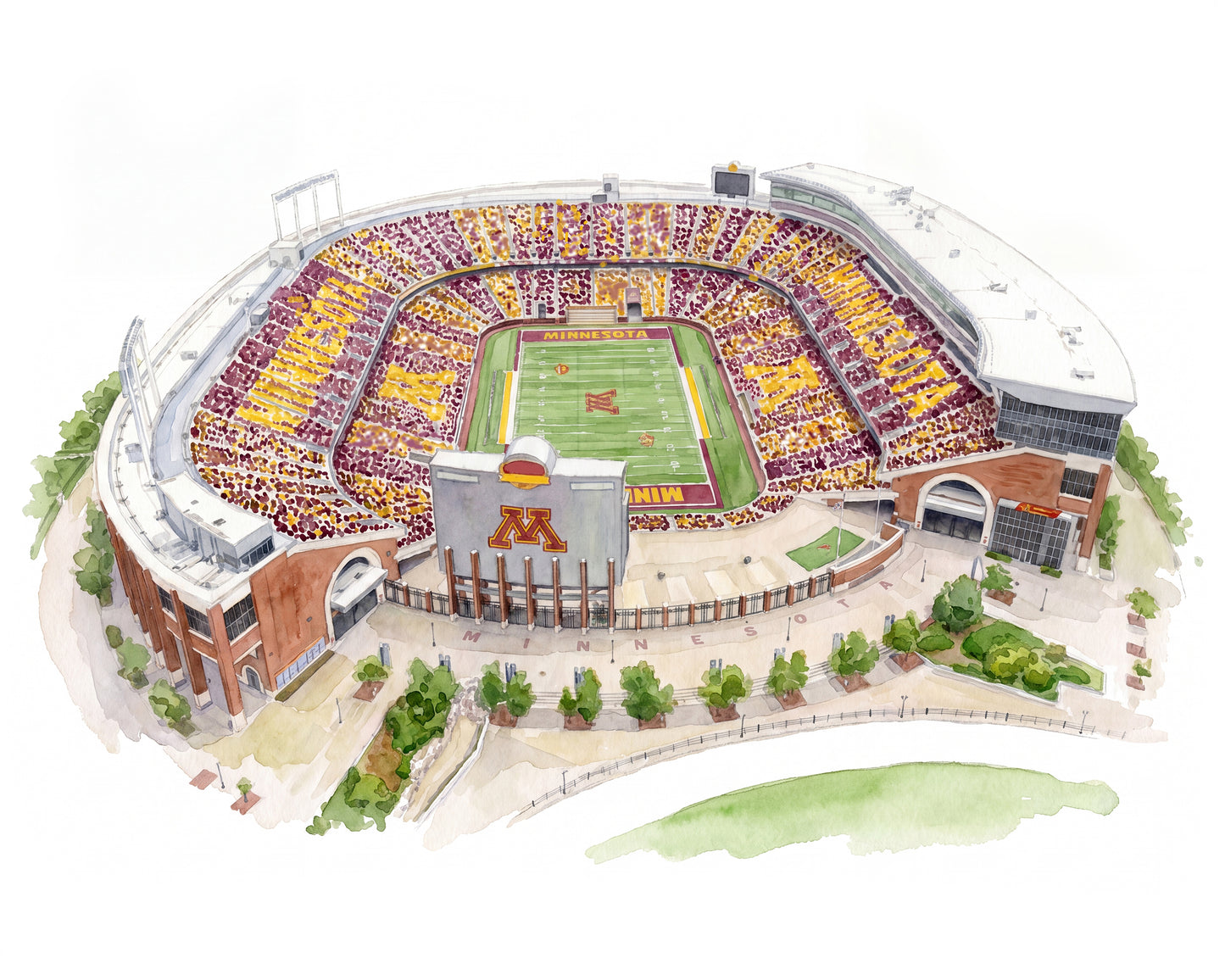 Memorial Stadium Print