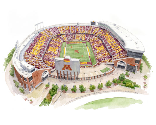 Memorial Stadium Print