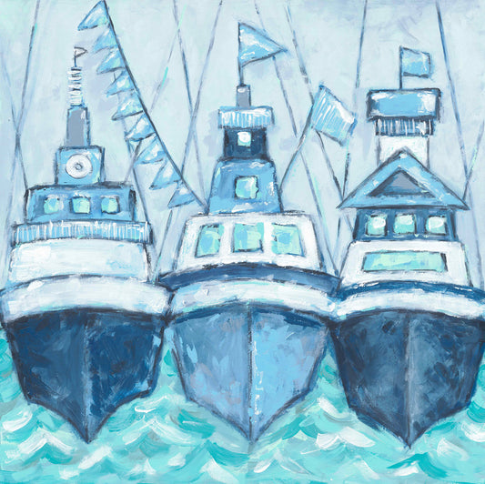 Sailing in Shades of Blue