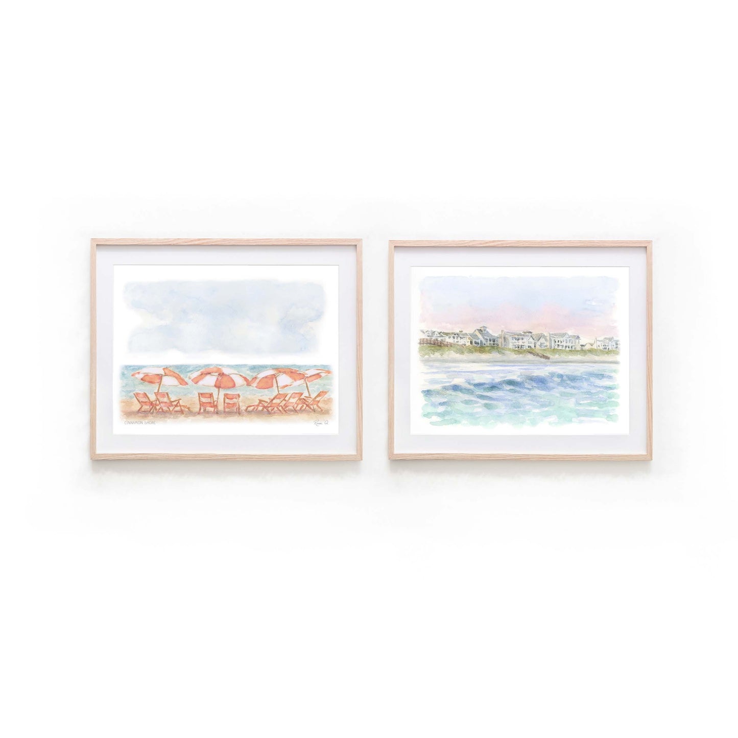 Cinnamon Shore Beach Day Print