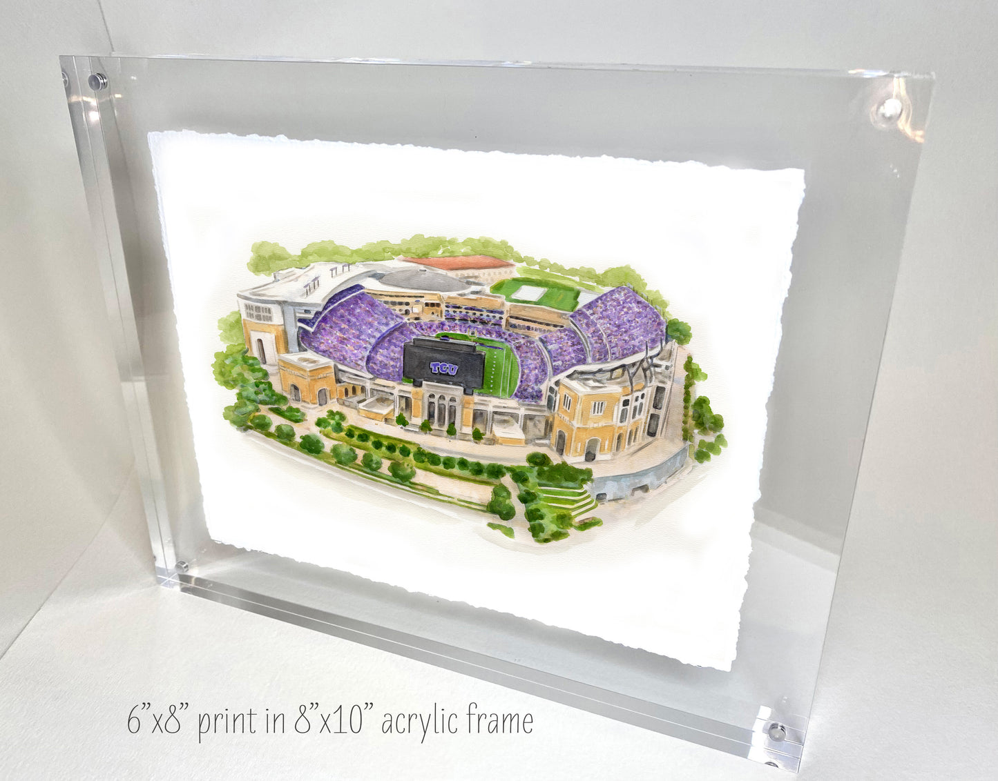 Amon Carter Stadium Print
