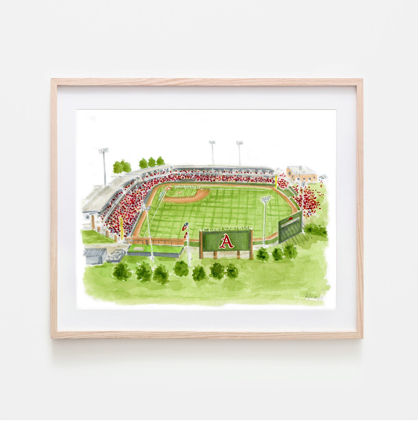 Baum Walker Stadium Print