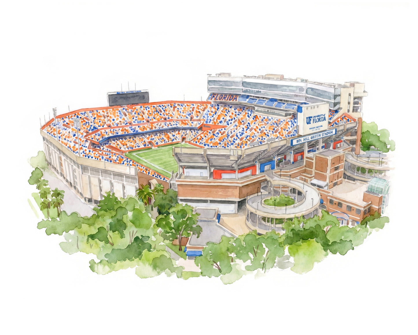 Ben Hill Griffin Stadium Print