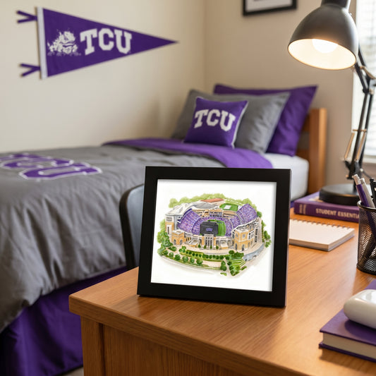 Amon Carter Stadium Print