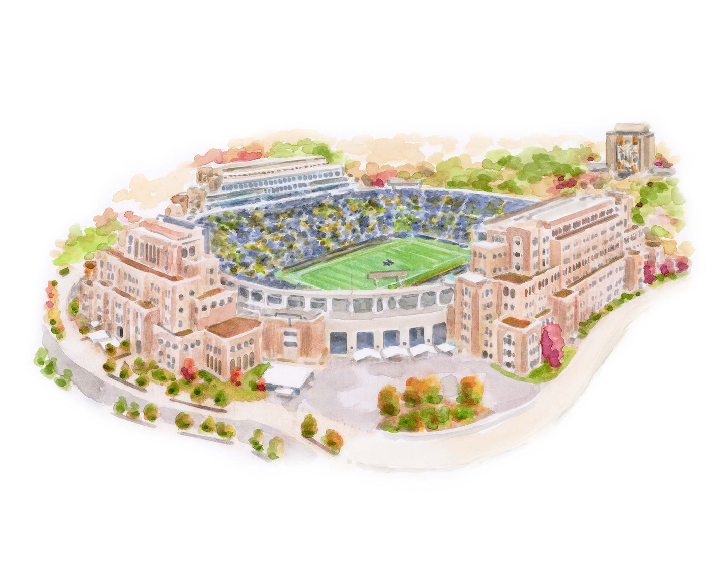 Notre Dame Stadium Print
