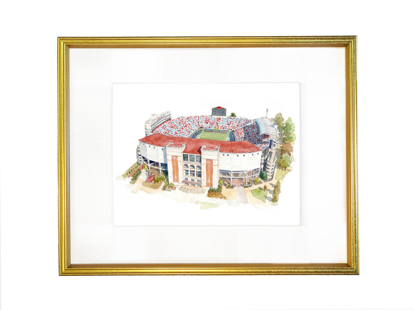Vaught Hemingway Stadium Print