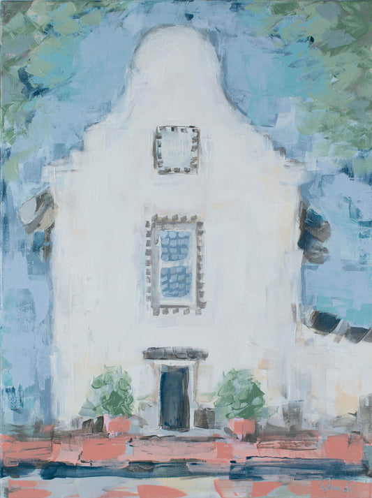 Rosemary Beach Town Hall & Post Office Canvas 30A Art Rosemary Beach Hand Embellished Giclee Florida Beach Artwork Wedding Gift Beach Decor