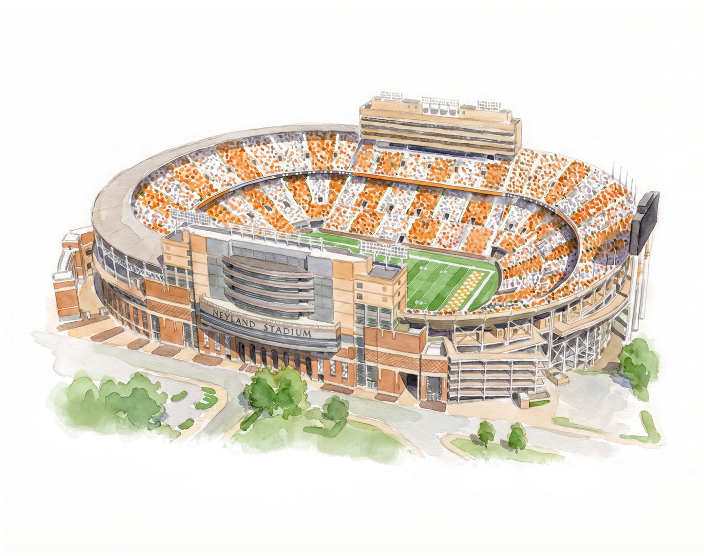 Neyland Stadium Print
