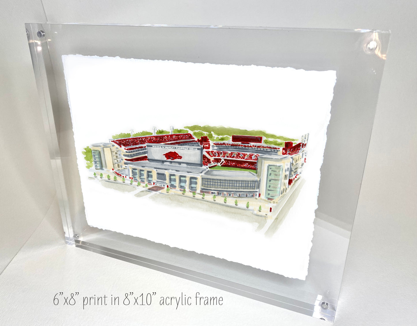 Reynolds Razorback Stadium Print