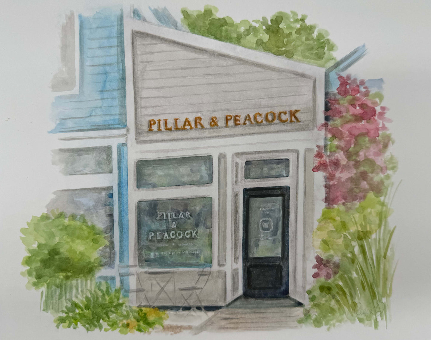 Custom Business Watercolor Portrait