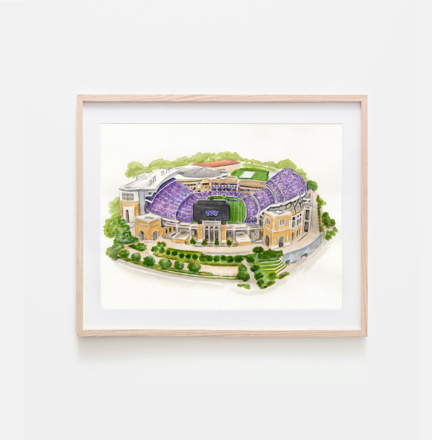 Amon Carter Stadium Print